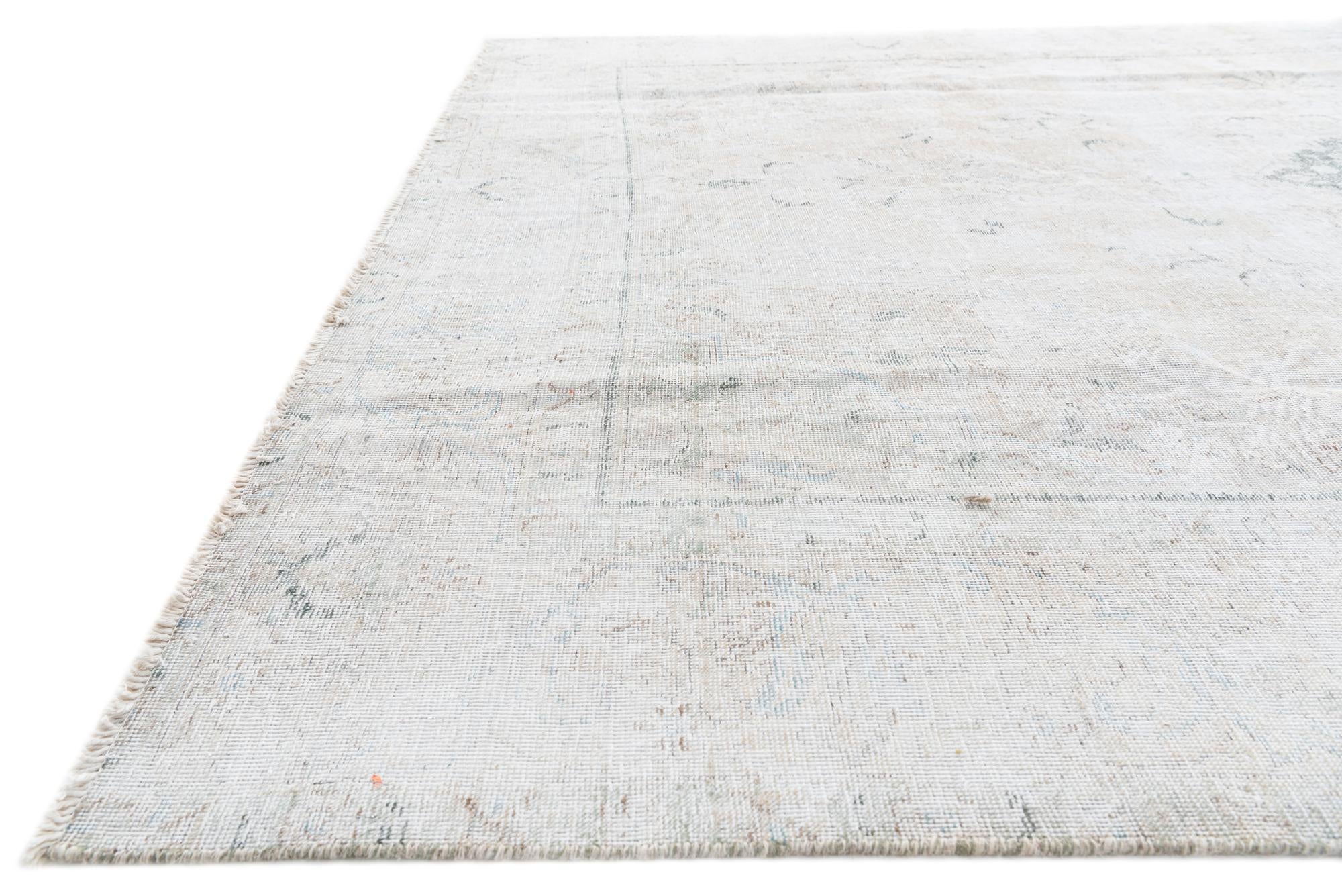 7' 5 x 10' 6 Hand Knotted Ultra Vintage Persian Wool Rug