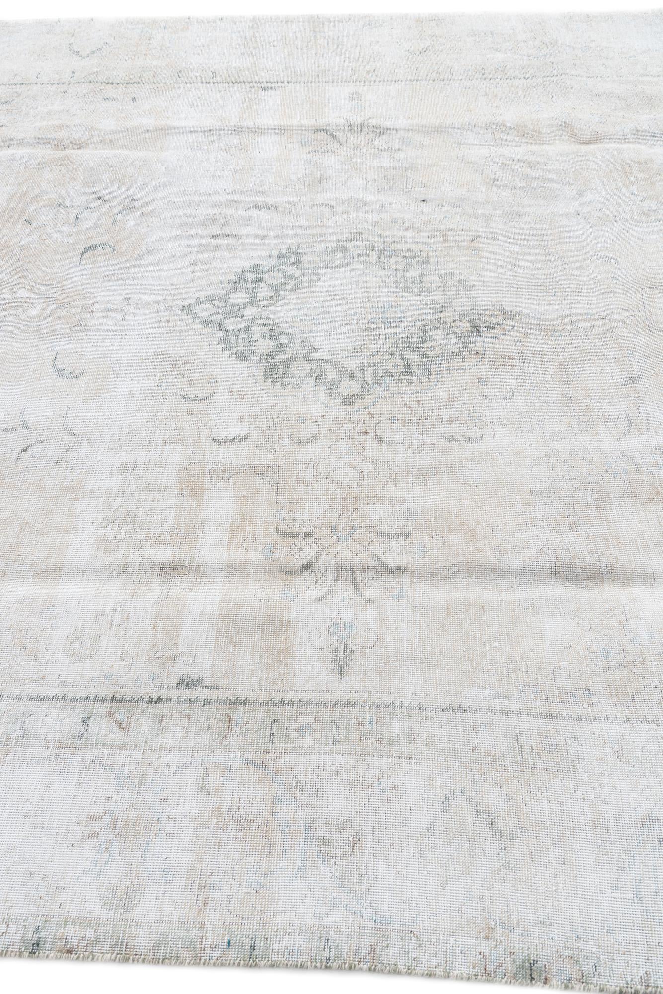 7' 5 x 10' 6 Hand Knotted Ultra Vintage Persian Wool Rug