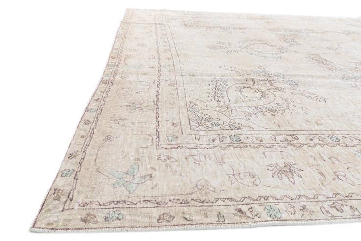 Detail image of 9' 3 x 12' 1 Hand Knotted Ultra Vintage Persian Wool Rug