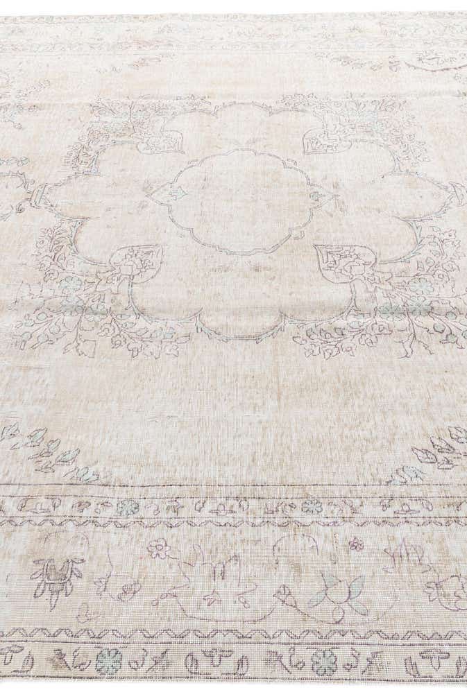 9' 3 x 12' 1 Hand Knotted Ultra Vintage Persian Wool Rug