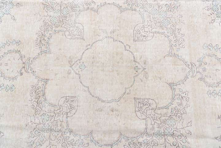 9' 3 x 12' 1 Hand Knotted Ultra Vintage Persian Wool Rug