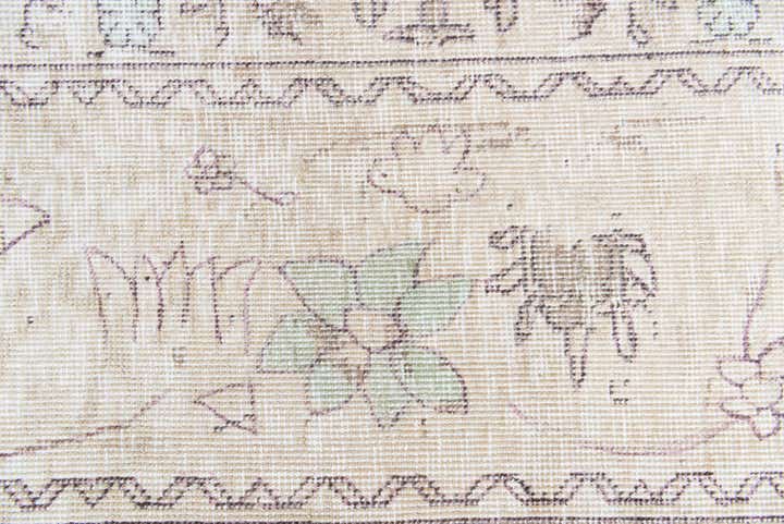 9' 3 x 12' 1 Hand Knotted Ultra Vintage Persian Wool Rug