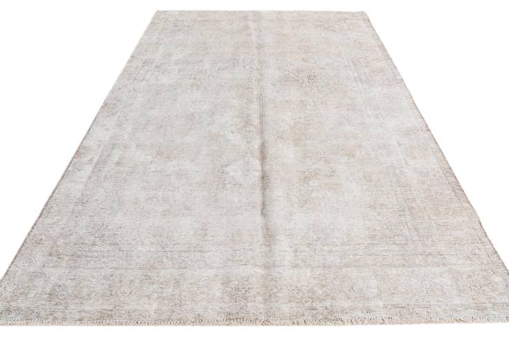 Detail image of 5' 9 x 9' 4 Hand Knotted Ultra Vintage Persian Wool Rug