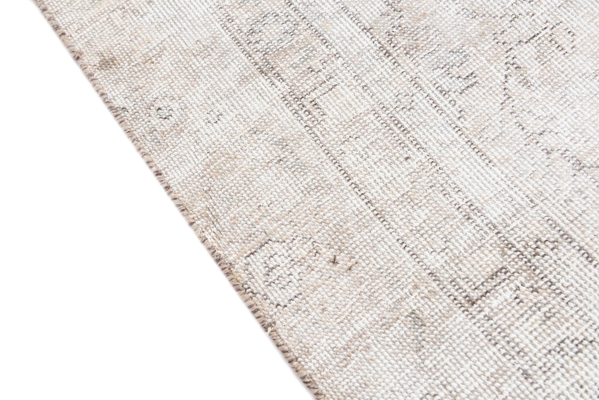 5' 9 x 9' 4 Hand Knotted Ultra Vintage Persian Wool Rug