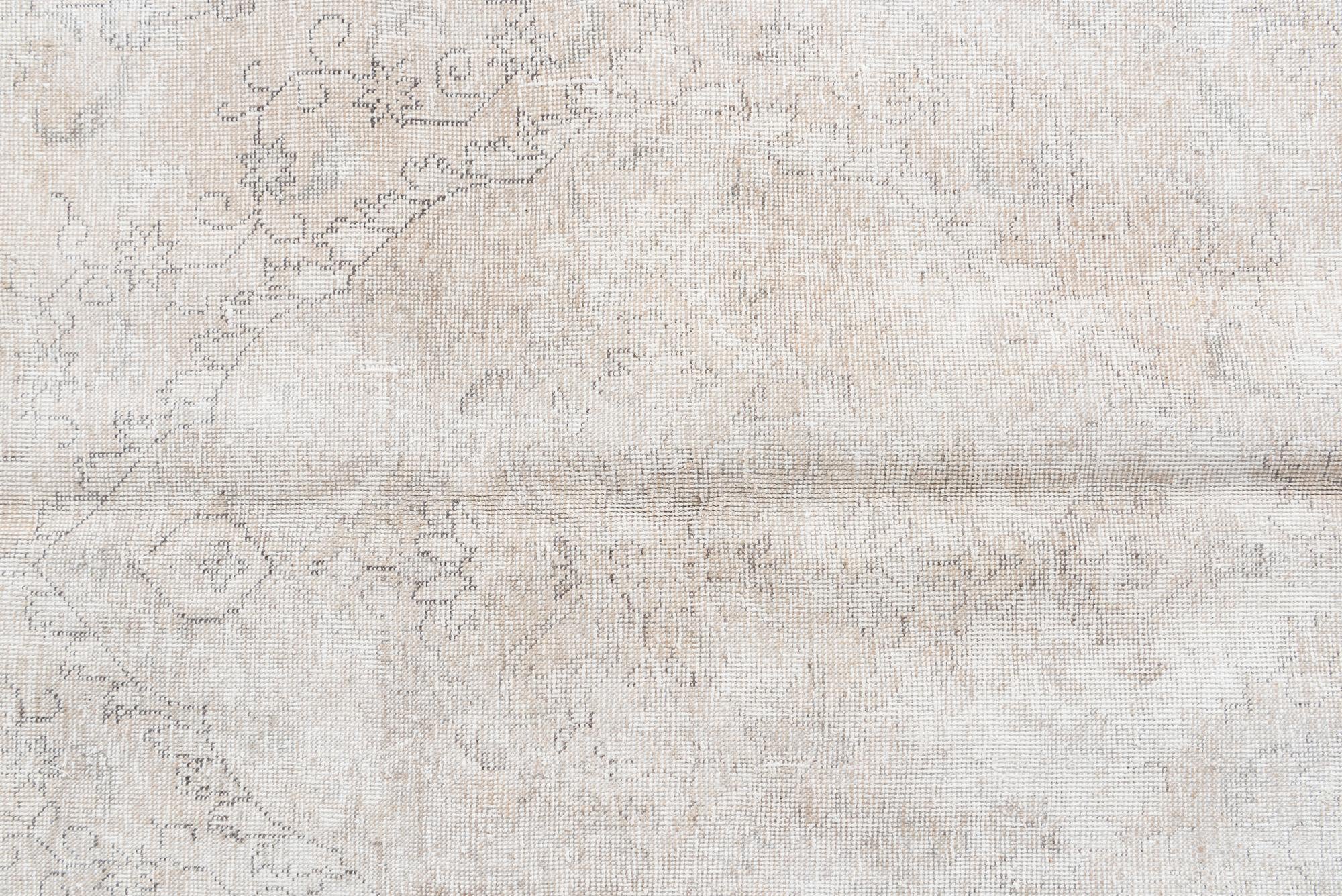 5' 9 x 9' 4 Hand Knotted Ultra Vintage Persian Wool Rug