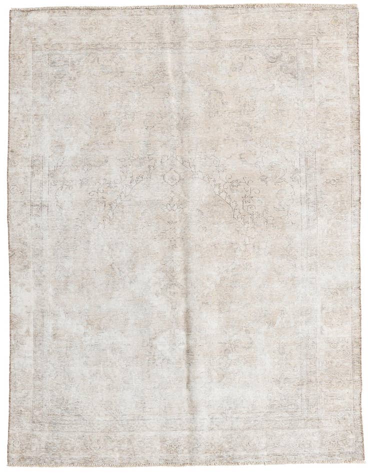 Detail image of 5' 9 x 9' 4 Hand Knotted Ultra Vintage Persian Wool Rug