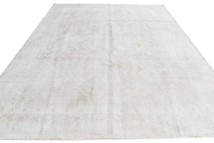 Detail image of 7' 7 x 10' 7 Hand Knotted Ultra Vintage Persian Wool Rug