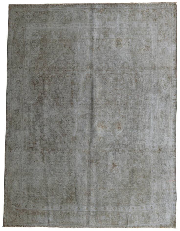 Detail image of 7' 7 x 10' 7 Hand Knotted Ultra Vintage Persian Wool Rug