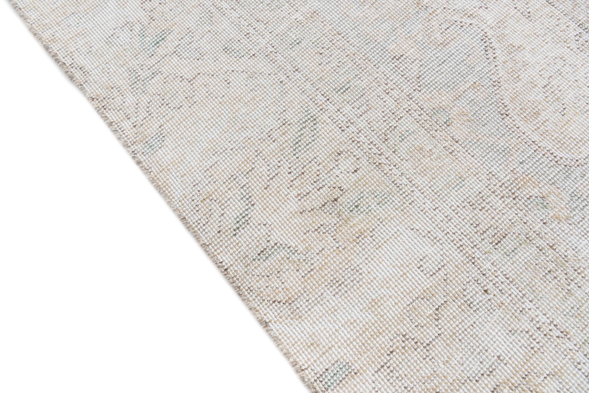 9' x 12' Hand Knotted Ultra Vintage Persian Wool Rug