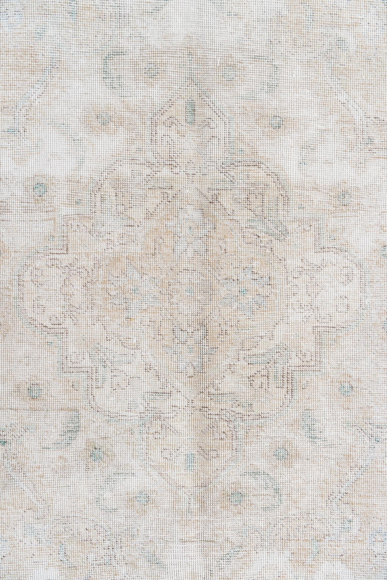9' x 12' Hand Knotted Ultra Vintage Persian Wool Rug