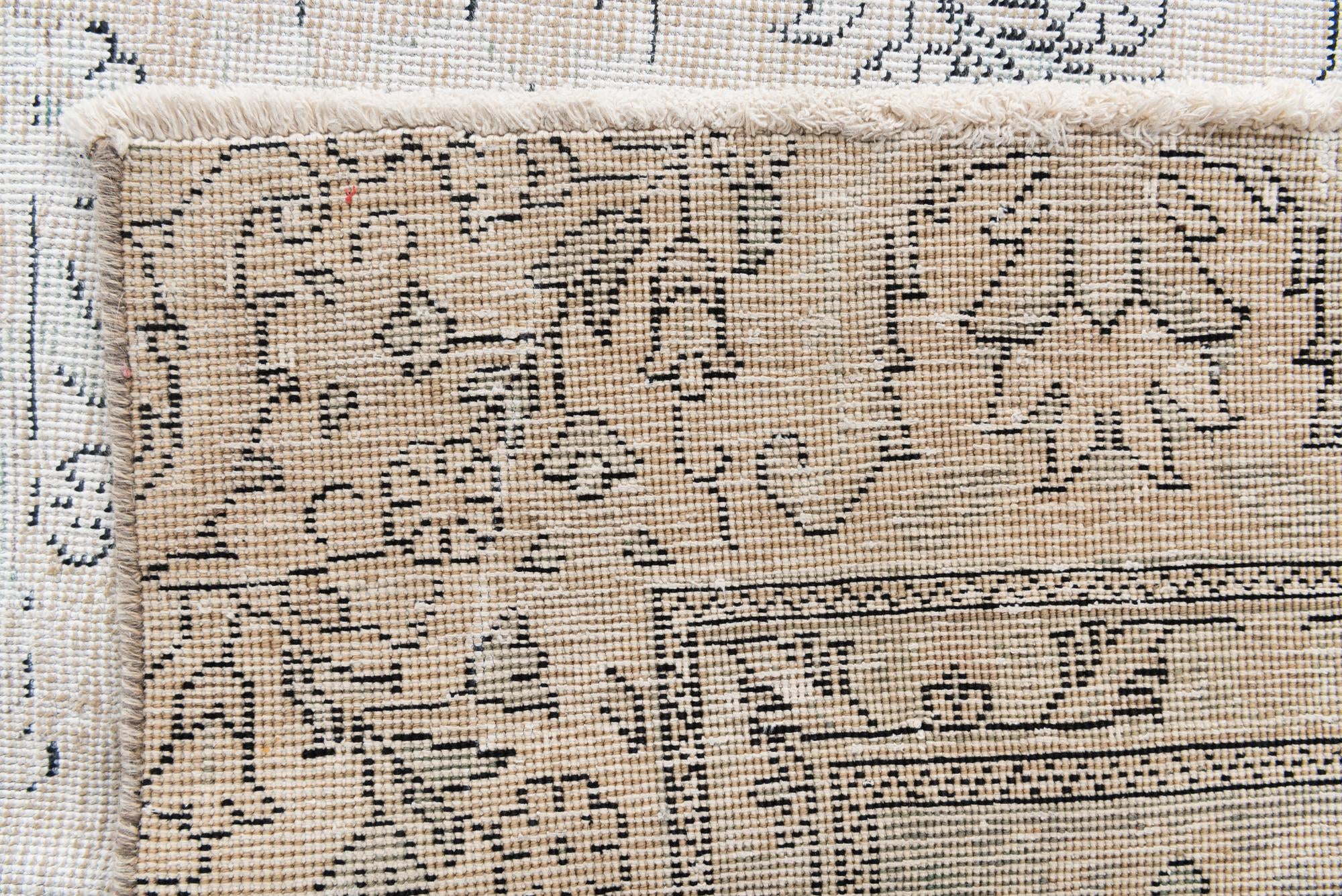 9' x 12' Hand Knotted Ultra Vintage Persian Wool Rug