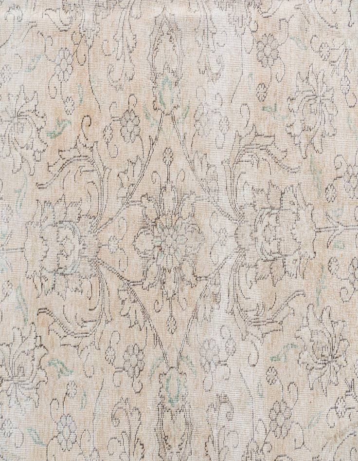 Detail image of 9' 3 x 11' 9  Hand Knotted Ultra Vintage Persian Wool Rug