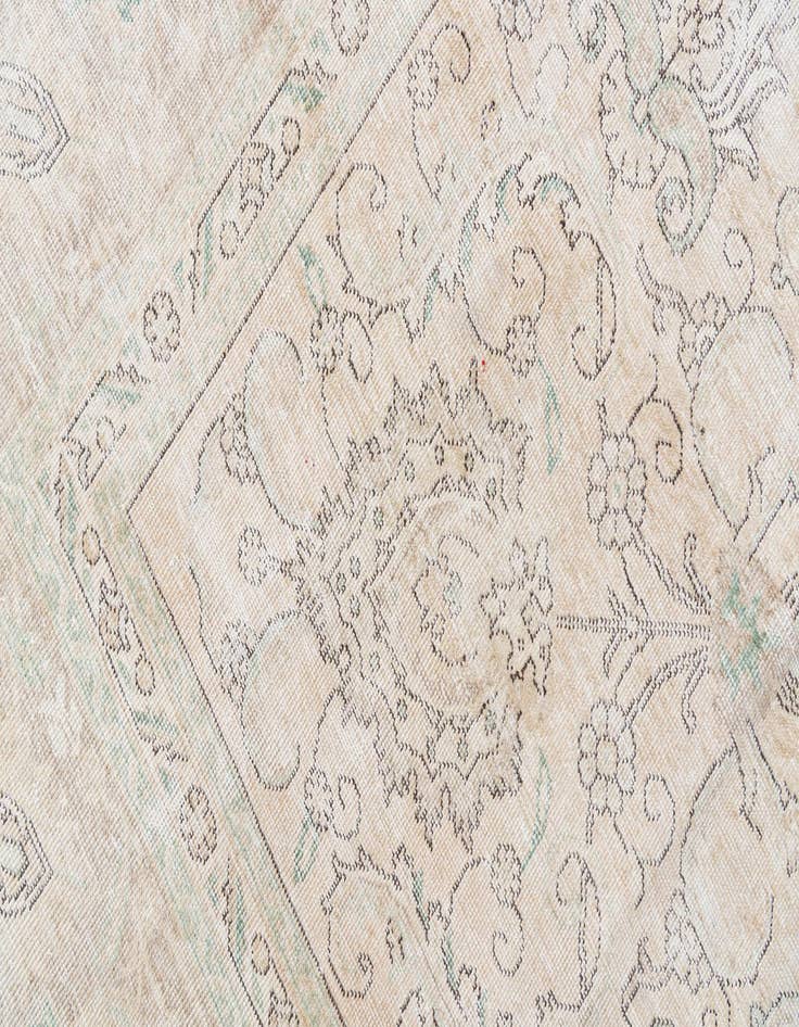 Detail image of 9' 3 x 11' 9  Hand Knotted Ultra Vintage Persian Wool Rug