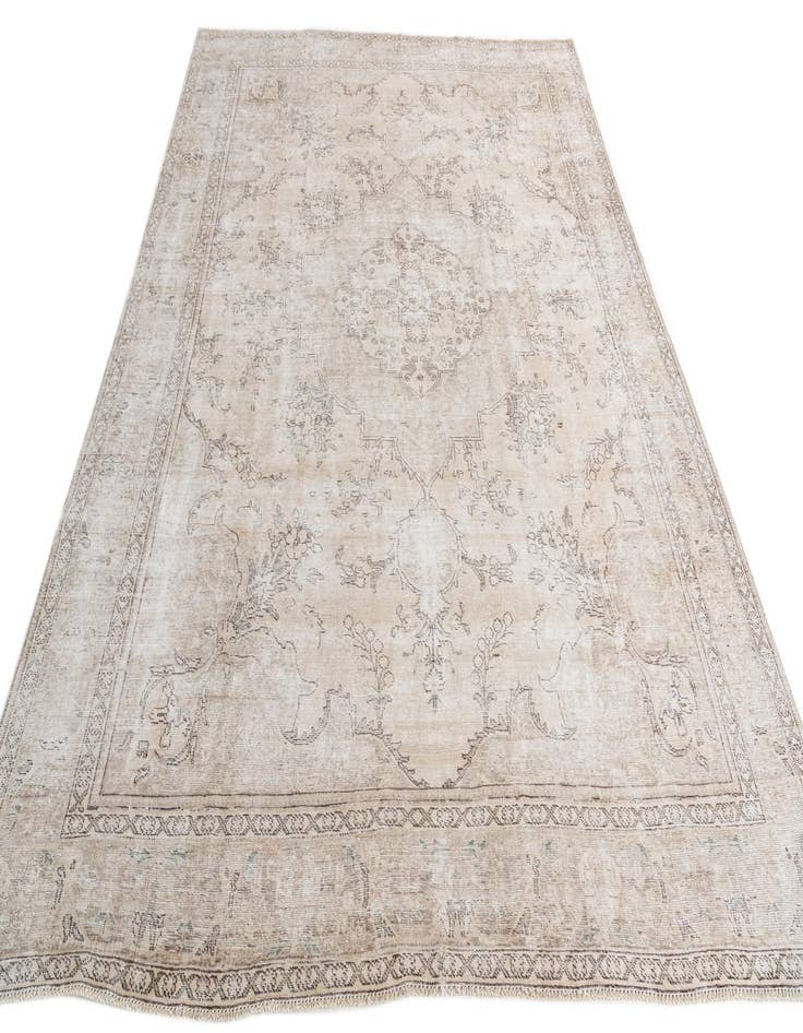 Detail image of 9' 6 x 12' 3  Hand Knotted Ultra Vintage Persian Wool Rug