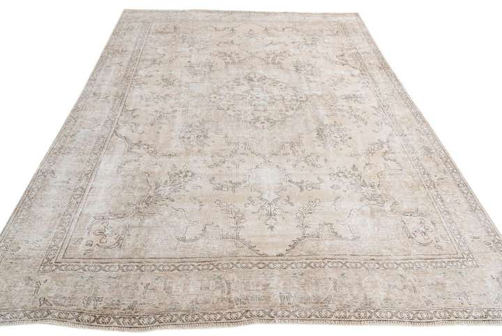 9' 6 x 12' 3 Hand Knotted Ultra Vintage Persian Wool Rug