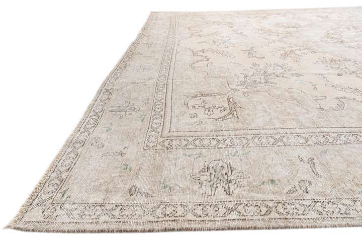 9' 6 x 12' 3 Hand Knotted Ultra Vintage Persian Wool Rug