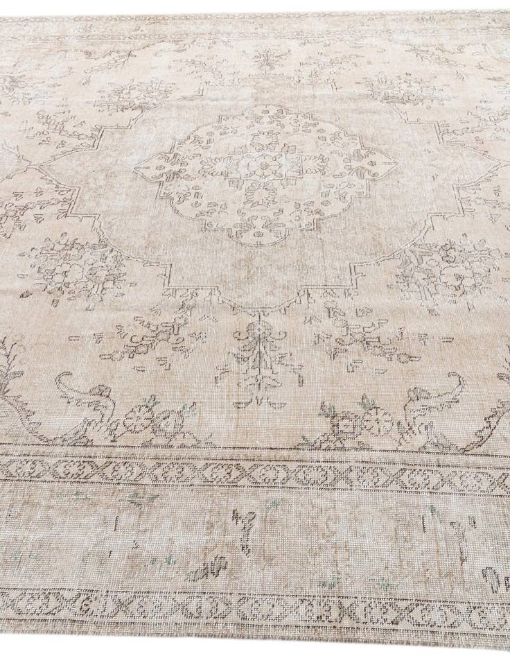 Detail image of 9' 6 x 12' 3  Hand Knotted Ultra Vintage Persian Wool Rug
