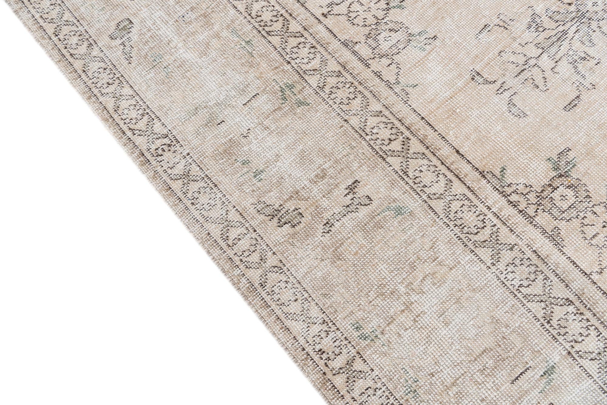 9' 6 x 12' 3 Hand Knotted Ultra Vintage Persian Wool Rug