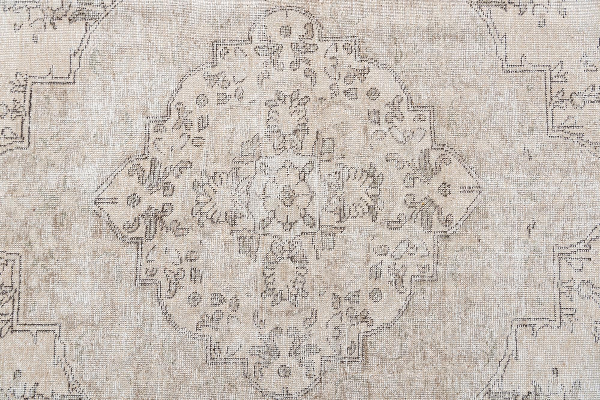 9' 6 x 12' 3 Hand Knotted Ultra Vintage Persian Wool Rug