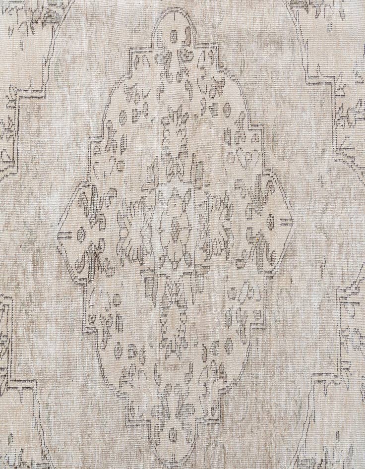 Detail image of 9' 6 x 12' 3  Hand Knotted Ultra Vintage Persian Wool Rug
