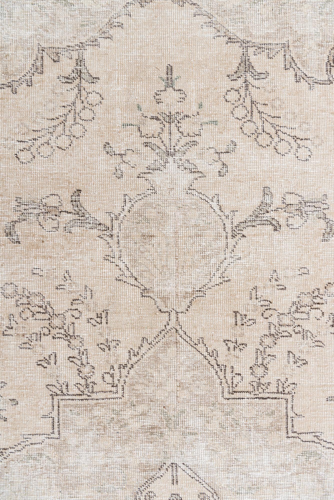 9' 6 x 12' 3 Hand Knotted Ultra Vintage Persian Wool Rug