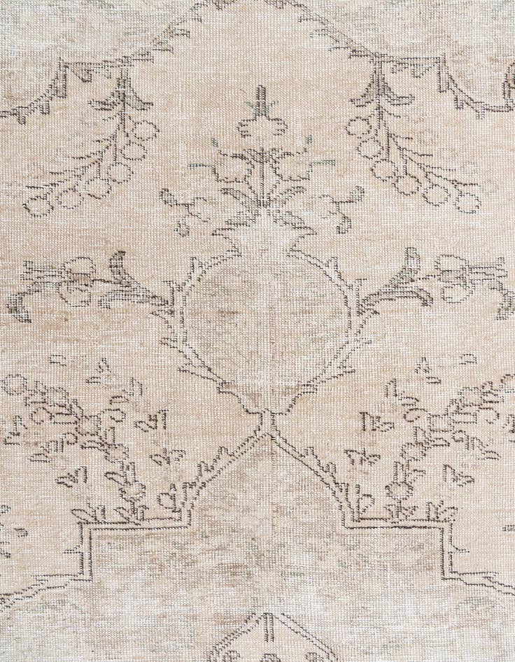 Detail image of 9' 6 x 12' 3  Hand Knotted Ultra Vintage Persian Wool Rug