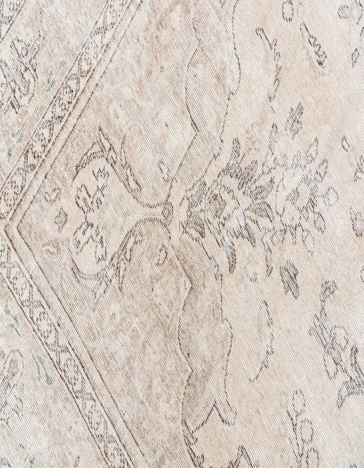 Detail image of 9' 6 x 12' 3  Hand Knotted Ultra Vintage Persian Wool Rug