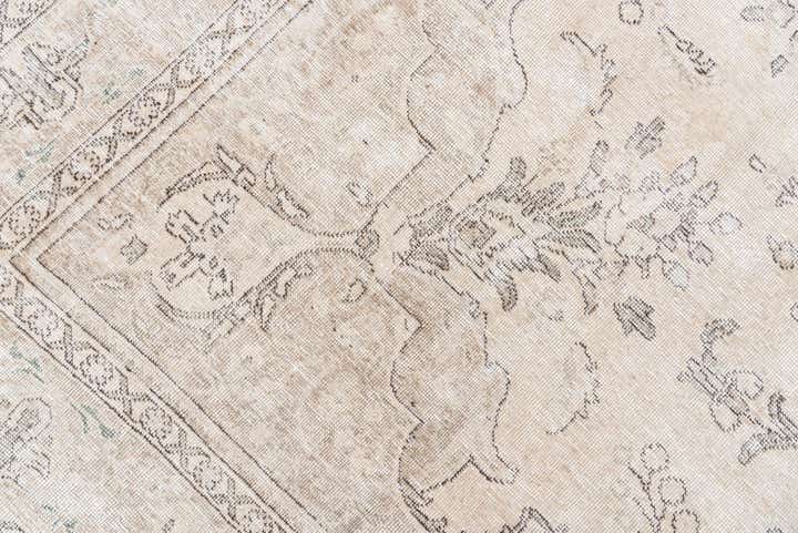 9' 6 x 12' 3 Hand Knotted Ultra Vintage Persian Wool Rug