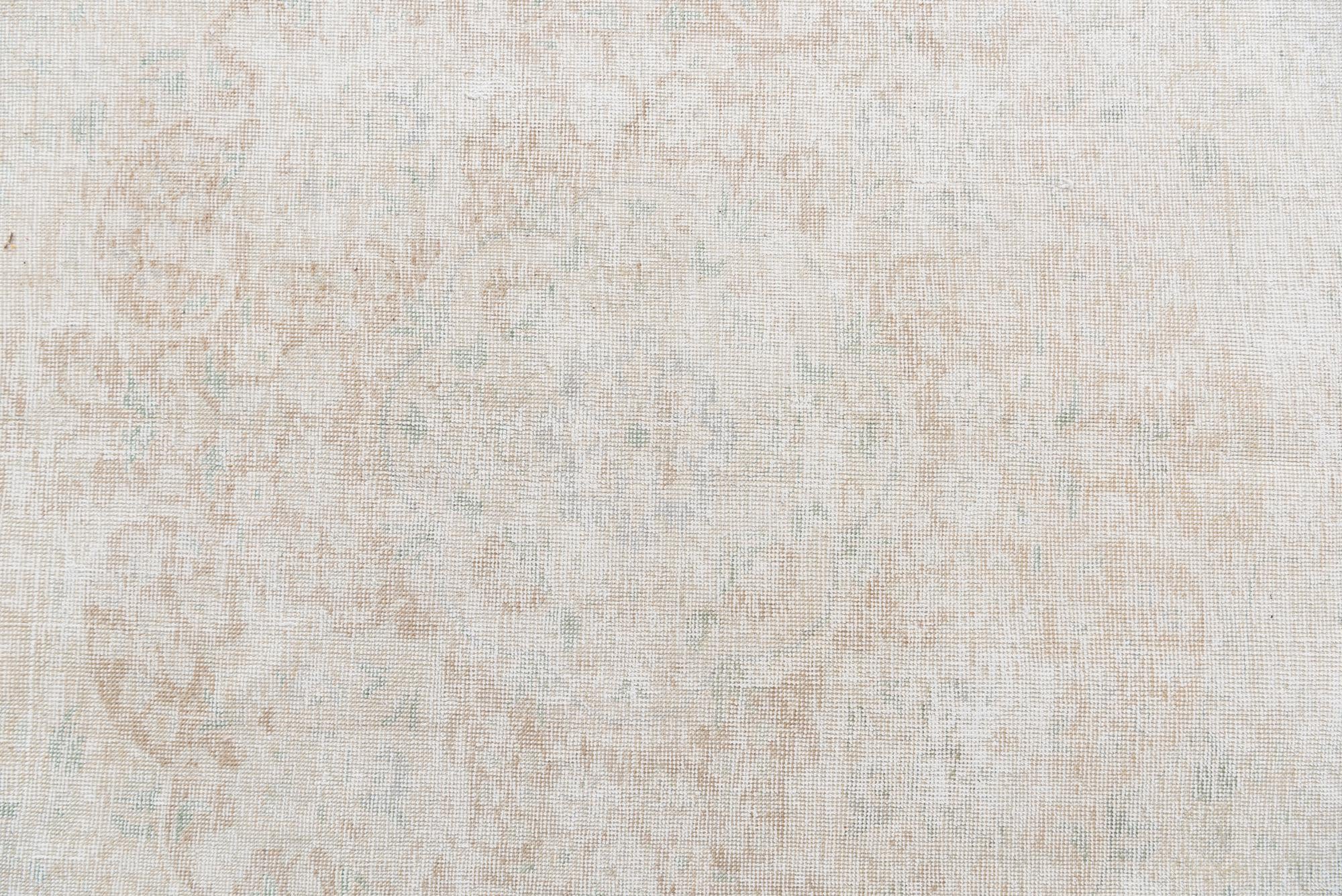9' 8 x 12' 1 Hand Knotted Ultra Vintage Persian Wool Rug