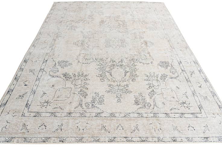 Detail image of 9' 8 x 12' 8 Hand Knotted Ultra Vintage Persian Wool Rug