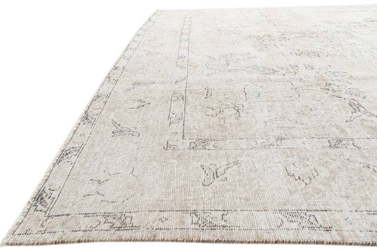 Detail image of 9' 8 x 12' 8 Hand Knotted Ultra Vintage Persian Wool Rug