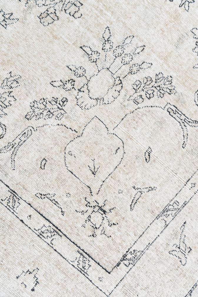 9' 8 x 12' 8 Hand Knotted Ultra Vintage Persian Wool Rug