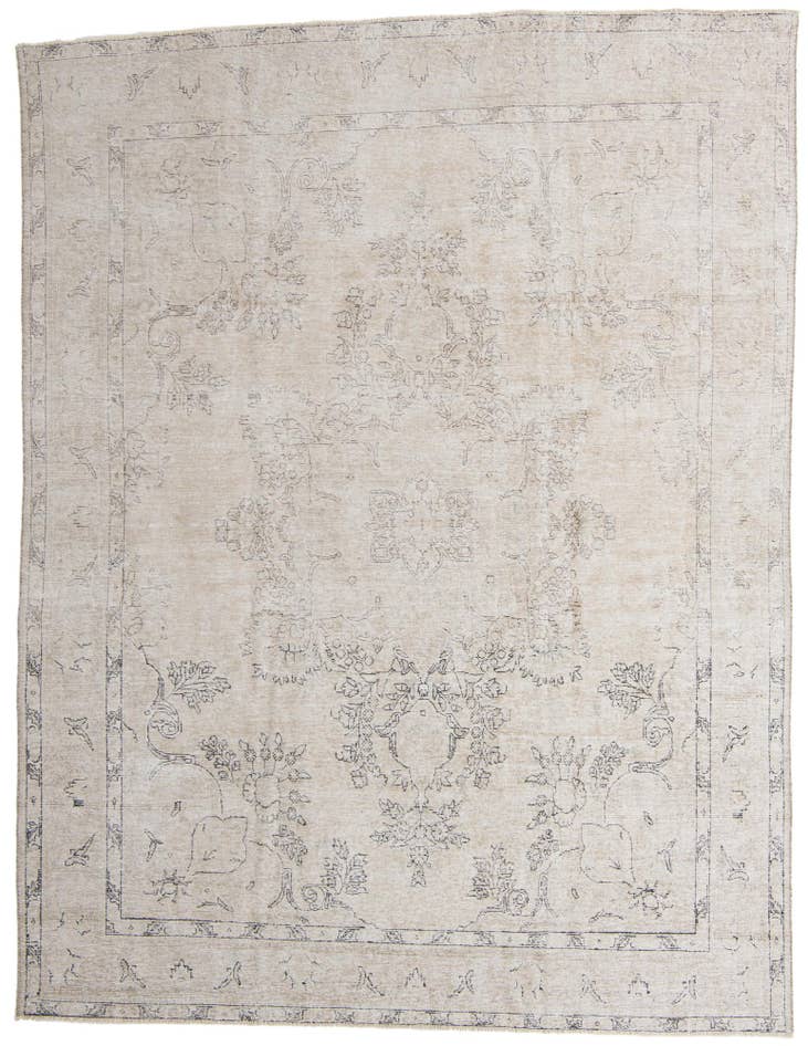 Detail image of 9' 8 x 12' 8 Hand Knotted Ultra Vintage Persian Wool Rug