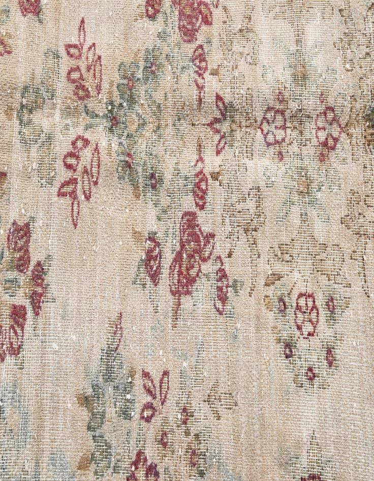 Detail image of 6' x 9' 3  Hand Knotted Ultra Vintage Persian Wool Rug