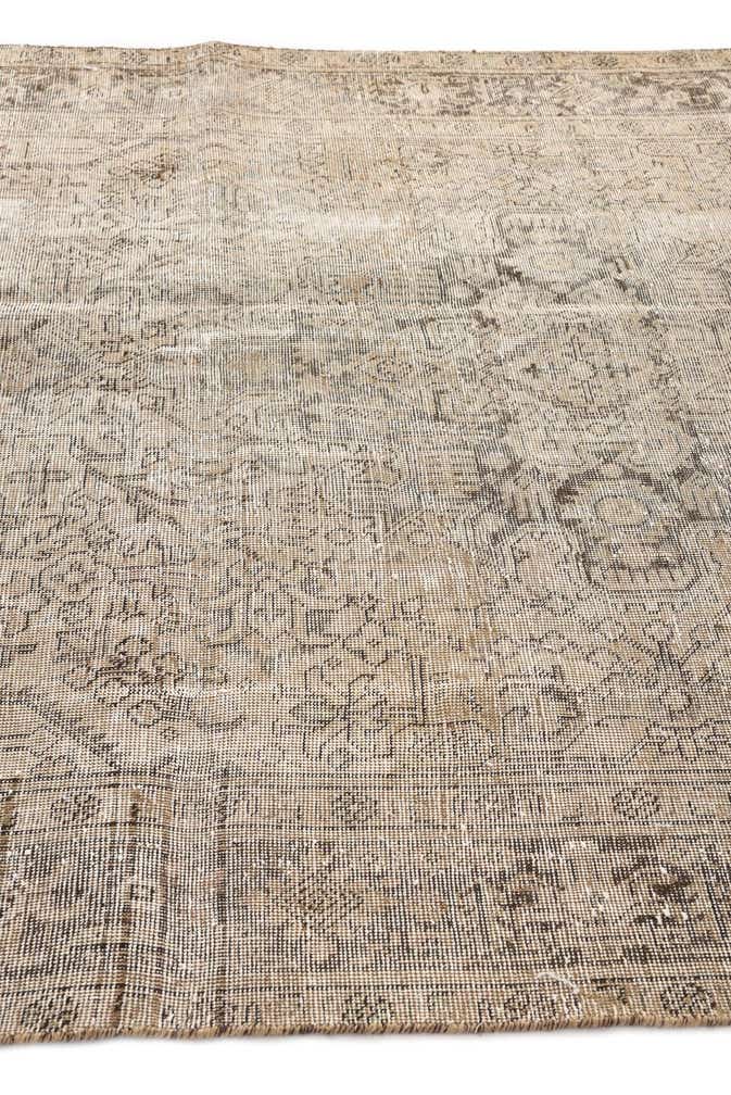 6' 2 x 9' 8 Hand Knotted Ultra Vintage Persian Wool Rug