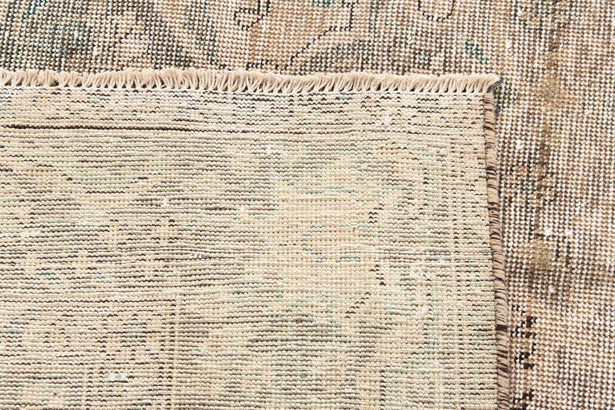 6' 5 x 9' 8 Hand Knotted Ultra Vintage Persian Wool Rug