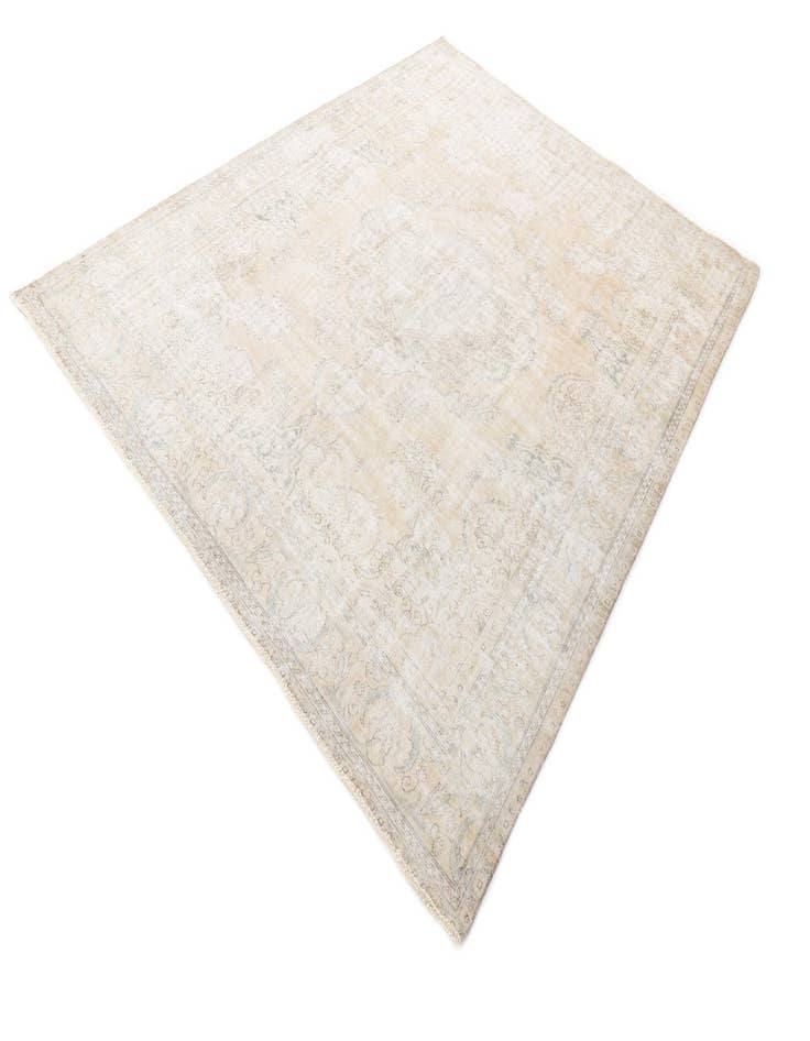 Detail image of 9' 9 x 12' 5  Hand Knotted Ultra Vintage Persian Wool Rug