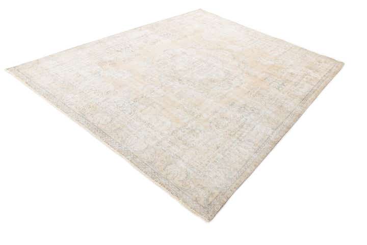 9' 9 x 12' 5 Hand Knotted Ultra Vintage Persian Wool Rug