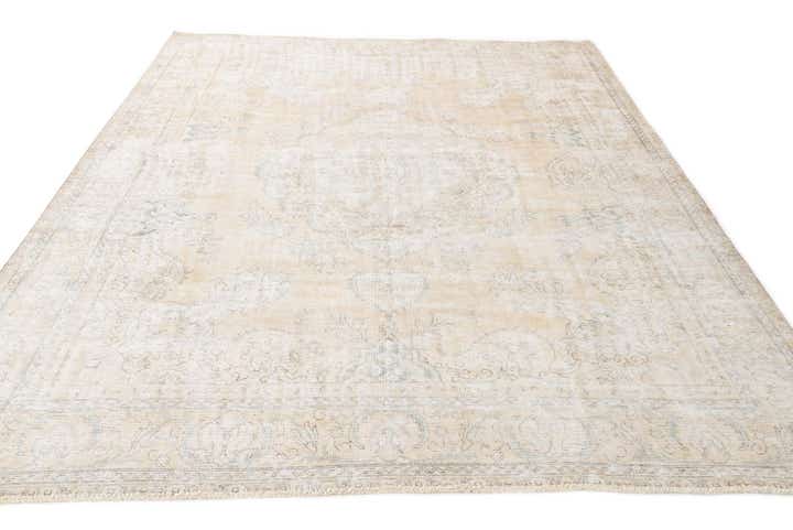 9' 9 x 12' 5 Hand Knotted Ultra Vintage Persian Wool Rug