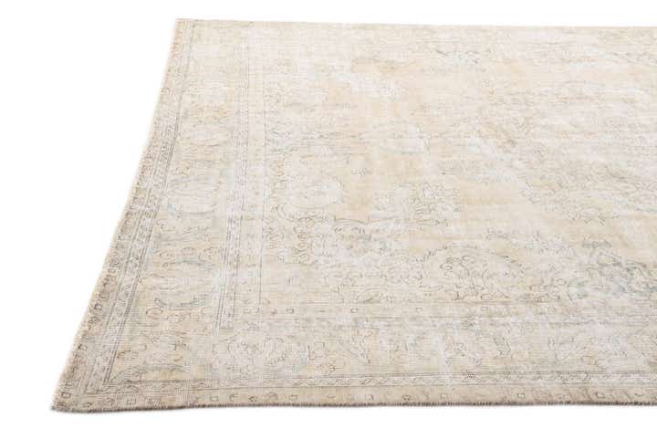 9' 9 x 12' 5 Hand Knotted Ultra Vintage Persian Wool Rug