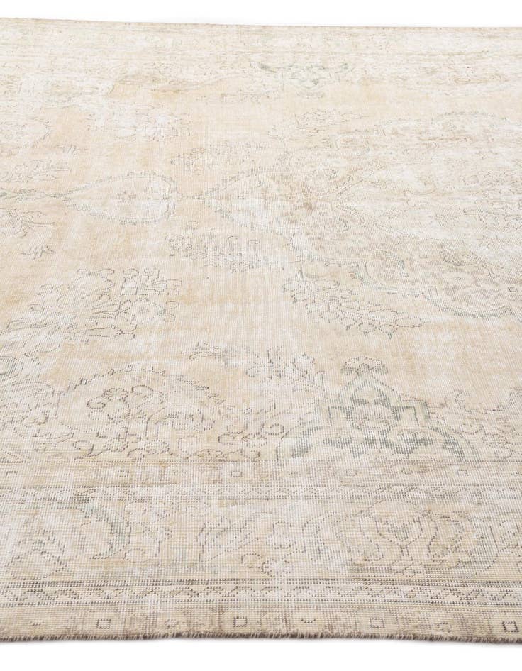 Detail image of 9' 9 x 12' 5  Hand Knotted Ultra Vintage Persian Wool Rug