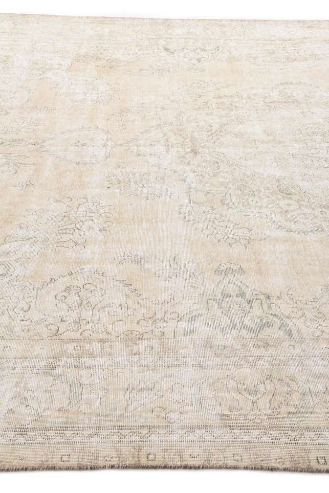 9' 9 x 12' 5 Hand Knotted Ultra Vintage Persian Wool Rug