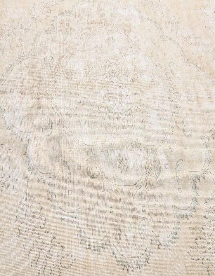 Detail image of 9' 9 x 12' 5  Hand Knotted Ultra Vintage Persian Wool Rug