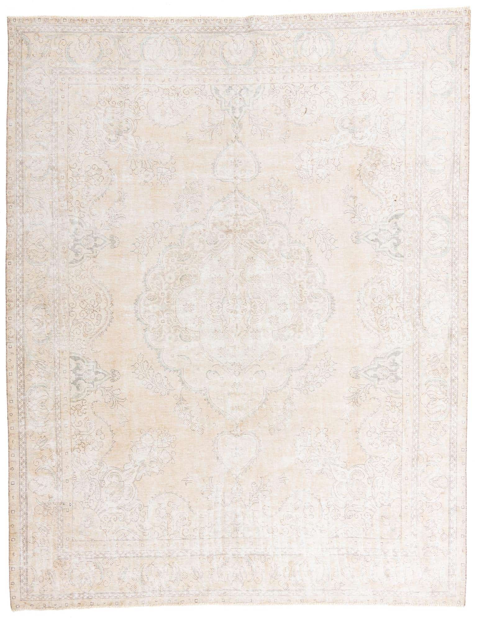 Primary image 9' 9 x 12' 5  Hand Knotted Ultra Vintage Persian Wool Rug