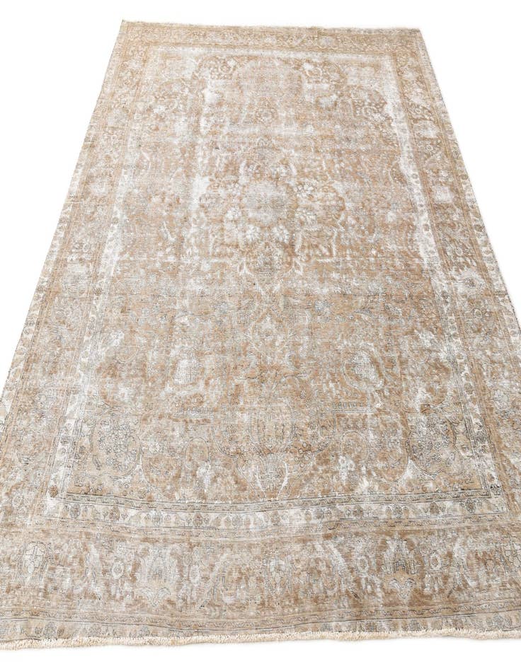 Detail image of 9' 8 x 12' 2  Hand Knotted Ultra Vintage Persian Wool Rug