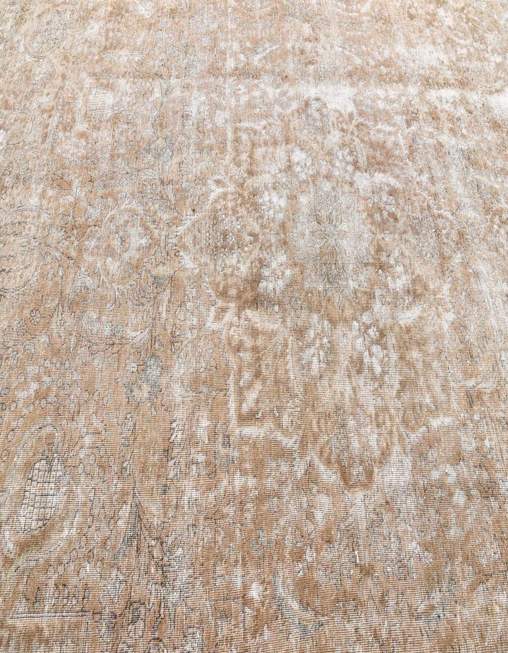 Detail image of 9' 8 x 12' 2  Hand Knotted Ultra Vintage Persian Wool Rug