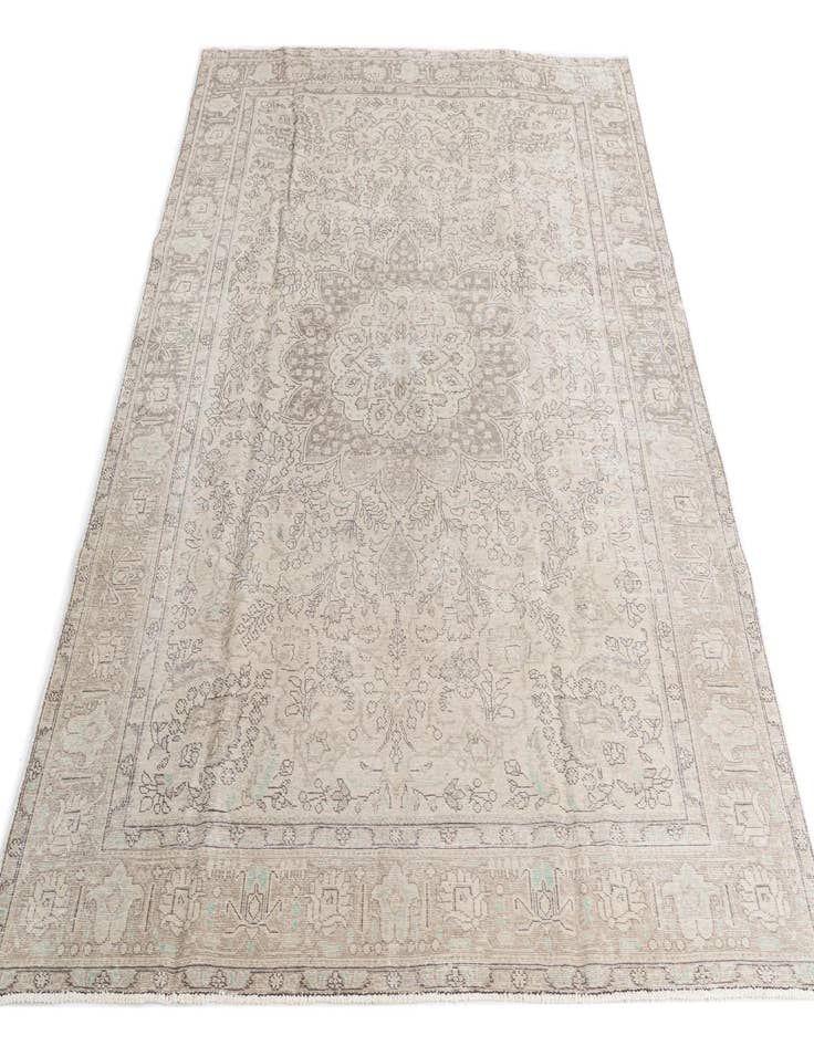 Detail image of 8' x 10' 7  Hand Knotted Ultra Vintage Persian Wool Rug