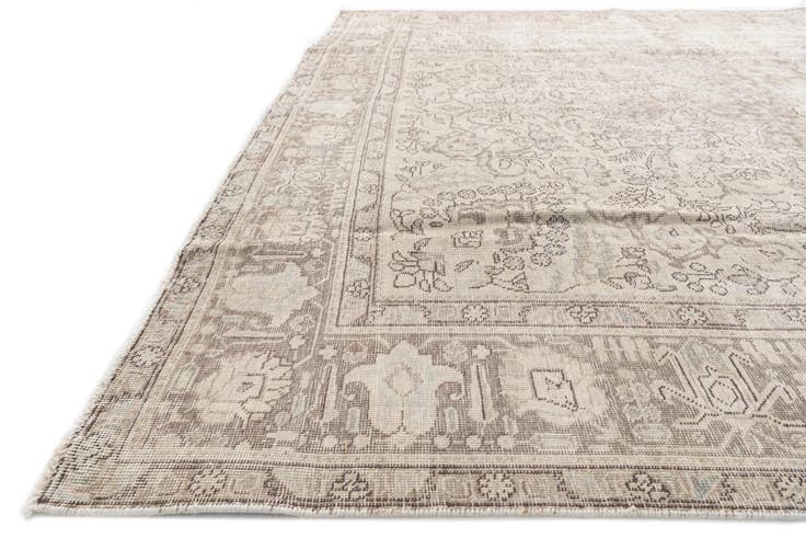 Detail image of 8' x 10' 7 Hand Knotted Ultra Vintage Persian Wool Rug