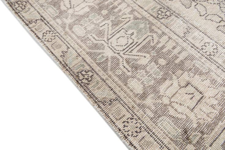 Detail image of 8' x 10' 7 Hand Knotted Ultra Vintage Persian Wool Rug