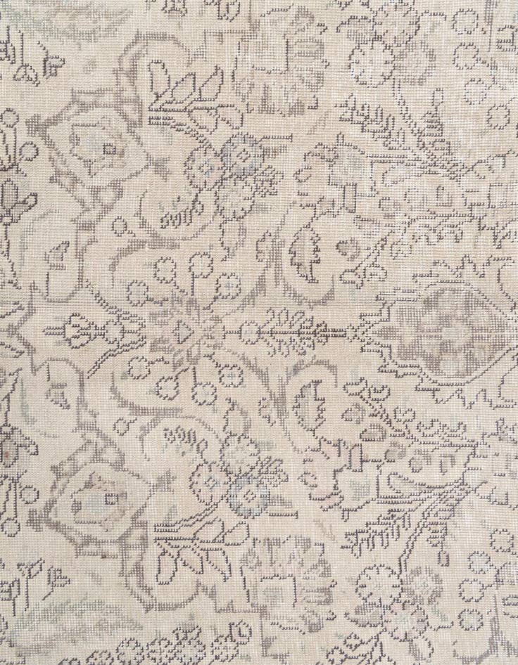 Detail image of 8' x 10' 7  Hand Knotted Ultra Vintage Persian Wool Rug